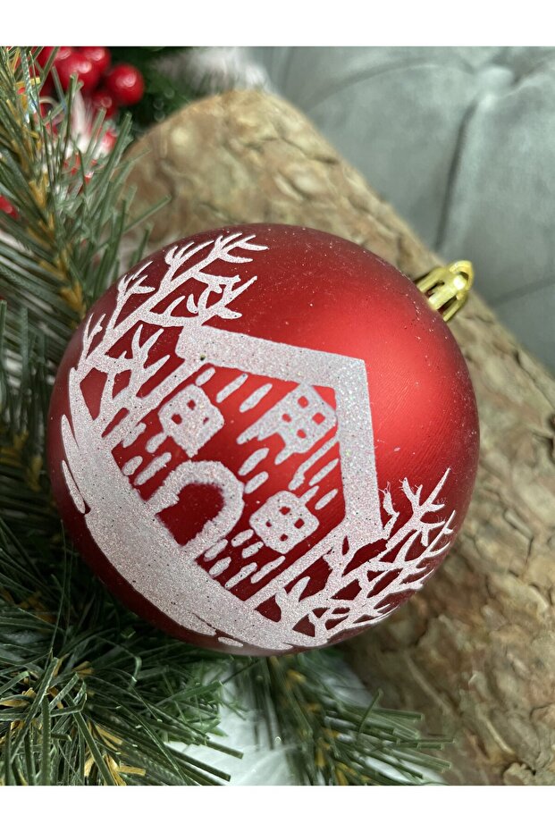 Коледна украса - Червено - 10