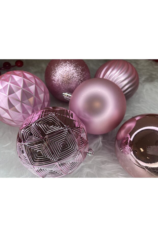 Коледна украса - Розово - 17