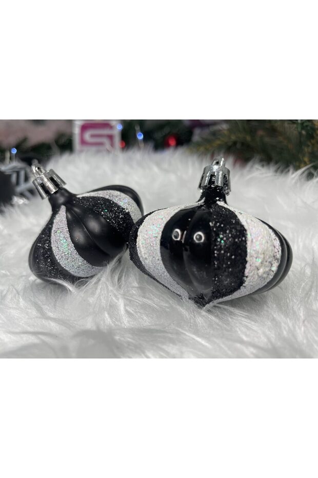 Коледна украса - Черно - 16