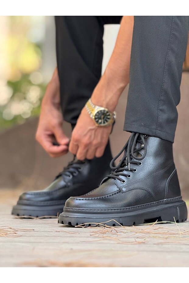 CH2529 - Fantasya ST Erkek Bot SIYAH - 3
