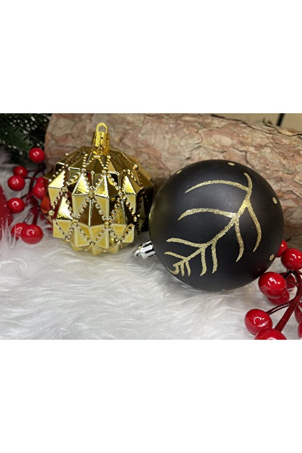 Коледна украса - Черно - 23
