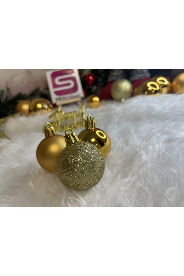 Коледна украса - Златисто - 9