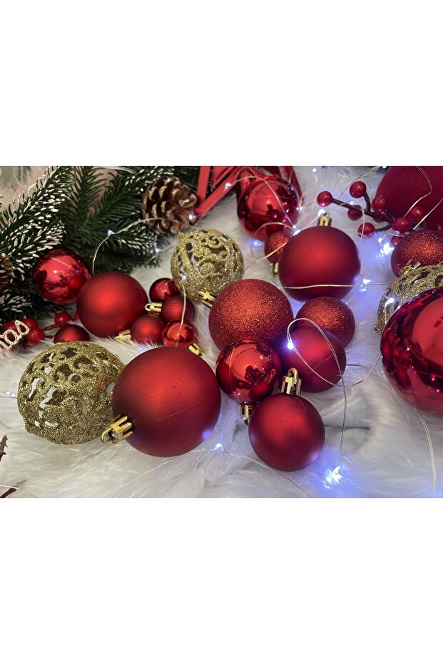Коледна украса - Червено - 13