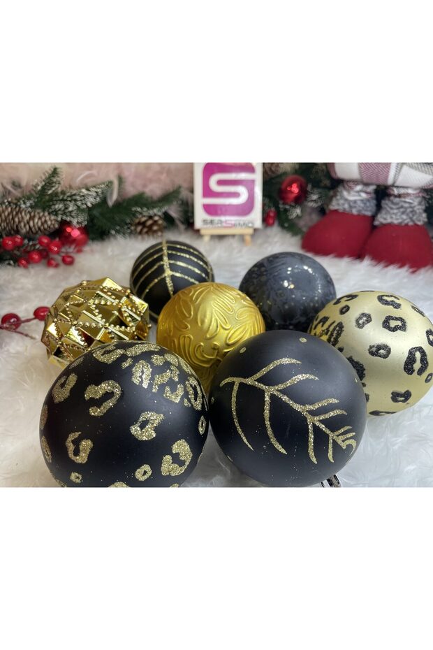 Коледна украса - Черно - 11