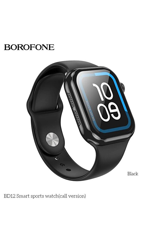 BD12 Smartwatch with Dial Black - 2