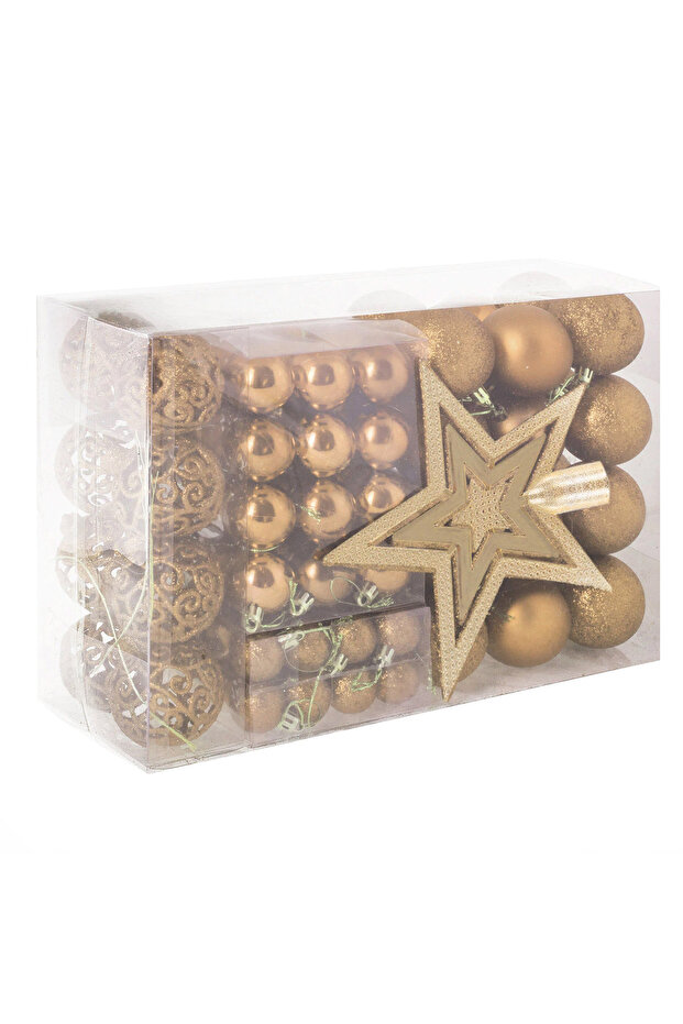 Коледна украса - Златисто - 1