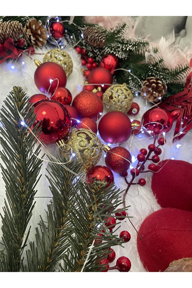 Коледна украса - Червено - 14
