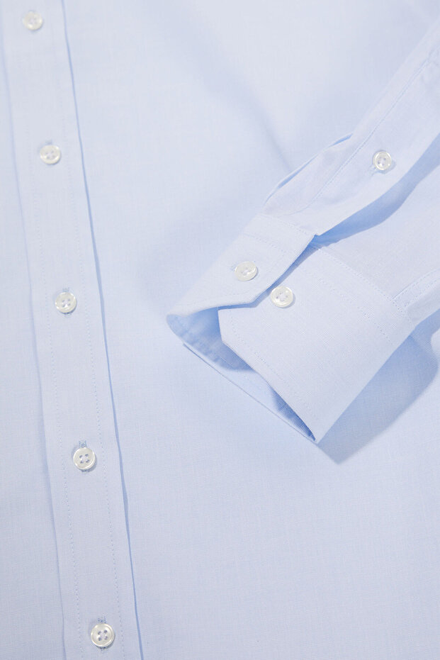 MAVİ UZUN KOLLU GÖMLEK - 4