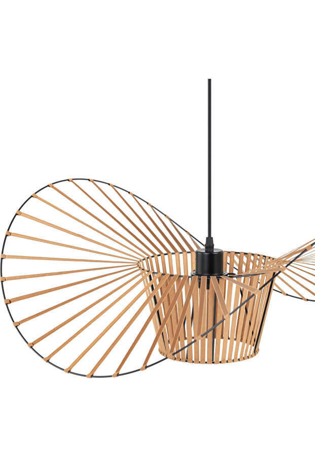 Boho hanging ceiling lamp, 1 light, E27 - hat - 3