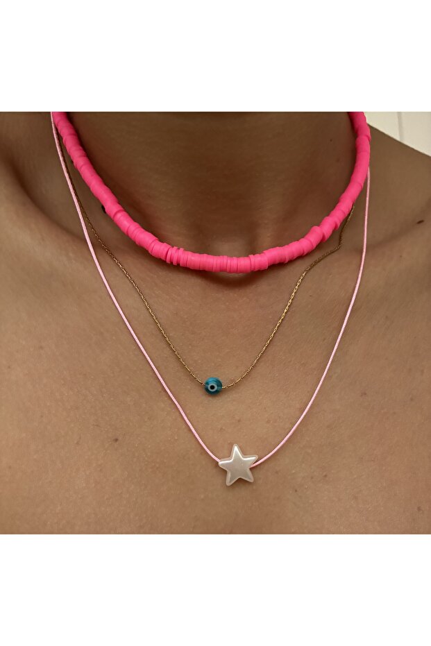 Fimo Kolye 3’lü Set Kombini - 3