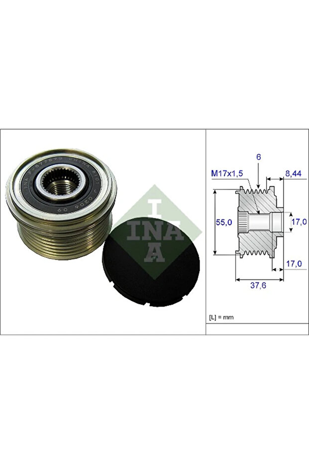 Generator freewheel system MAZDA 6 sedan 2002-2007 535 0246 10 - 1