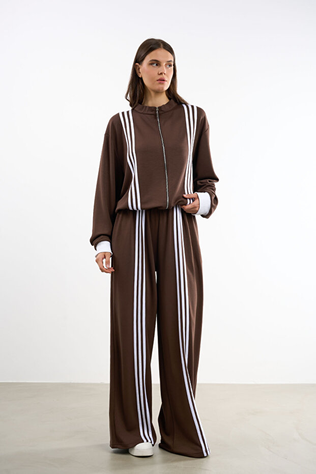 Şeritli Eşofman Takımı - 6