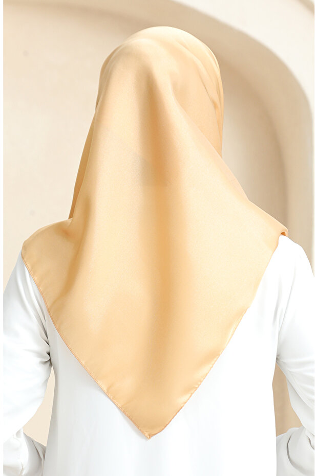 Eșarfă de cristal simplă 70252-26 Culoare șofran - 3