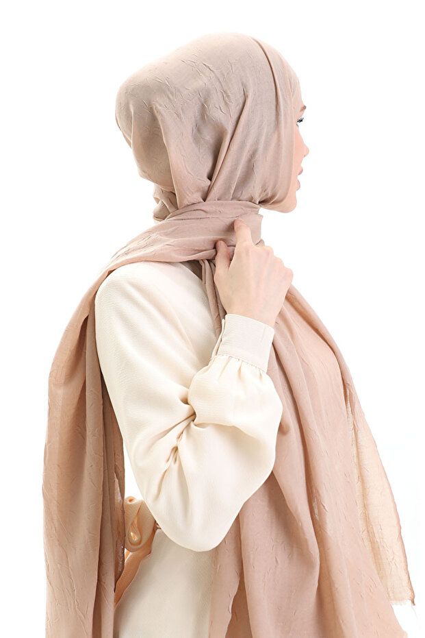 Bambu Şal 70281-13 Vizon - 3