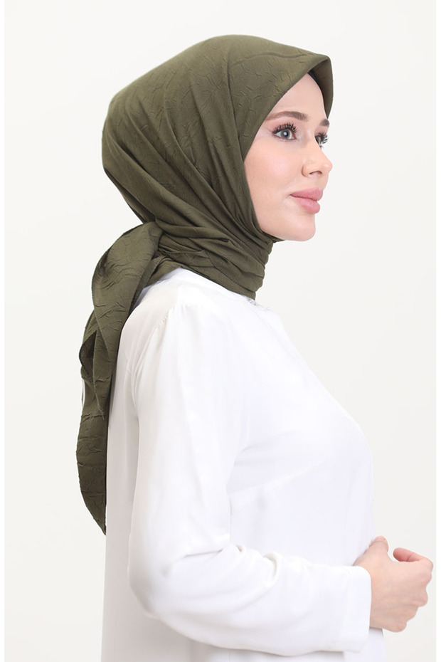 Bambu Eşarp 70248-16 Haki - 2