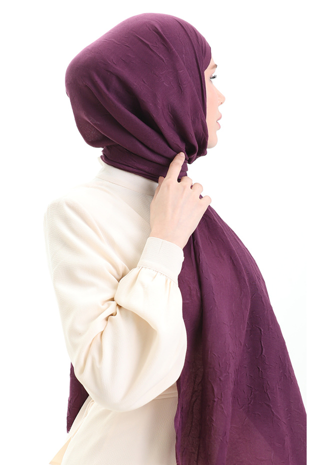 Bambu Şal 70281-39 Mor - 3