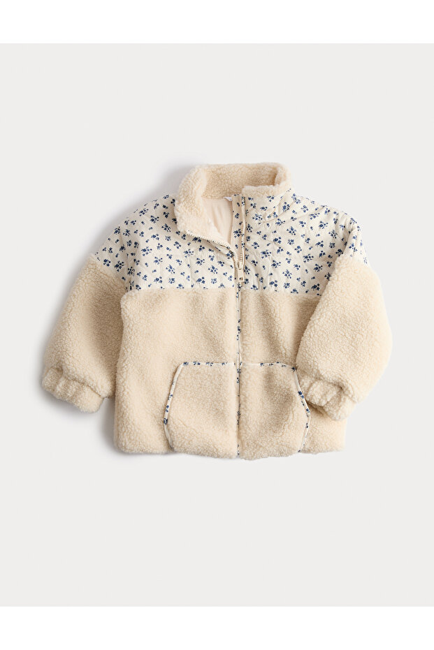 Çiçekli Çocuk Ceket - 1
