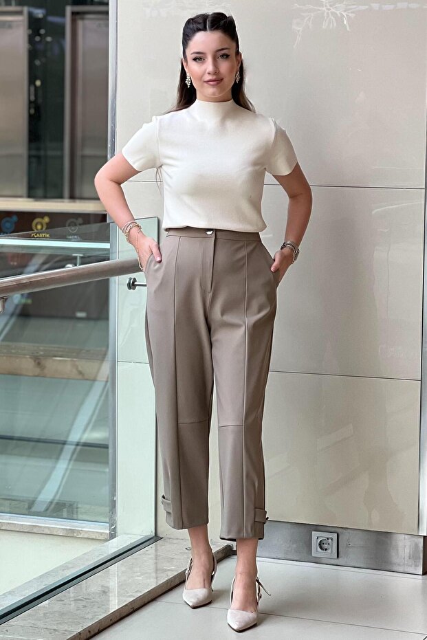 Sentez Nirvana Paçası Apoletli Pantolon - 1