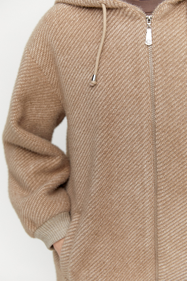 Kapüşonlu Kısa Kaban - 6