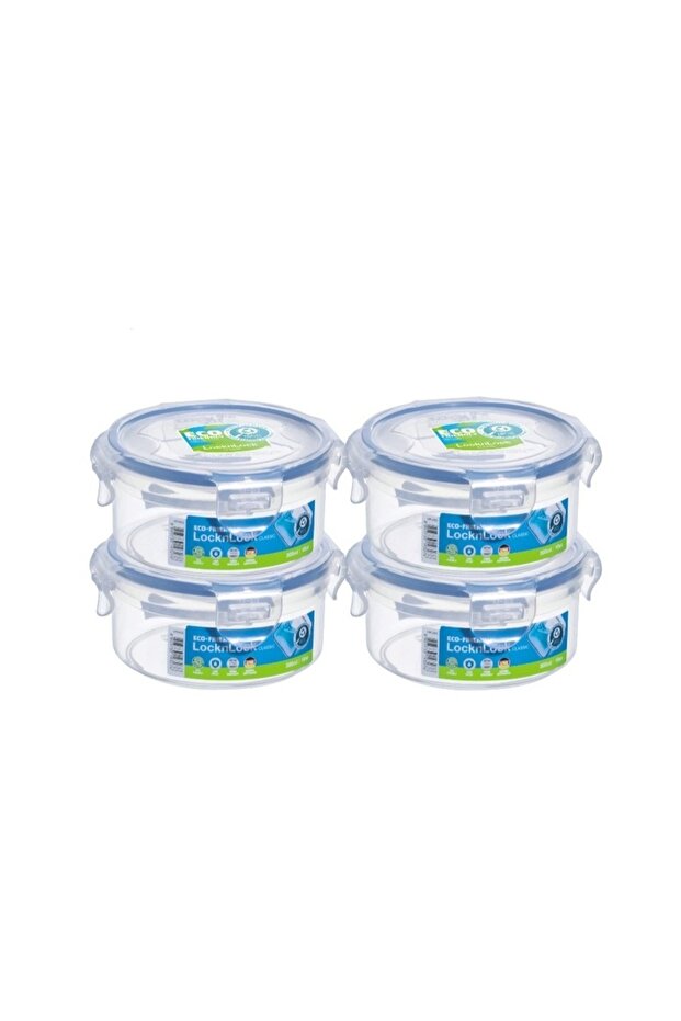 300ml Round Food Container (Pack of 4)