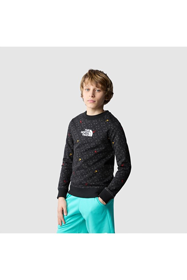 سويت شيرت للأولاد من B Drew Peak Light Crew Print