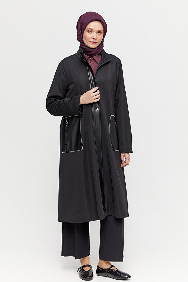 Fermuarlı Taş İşlemeli Kap - 3