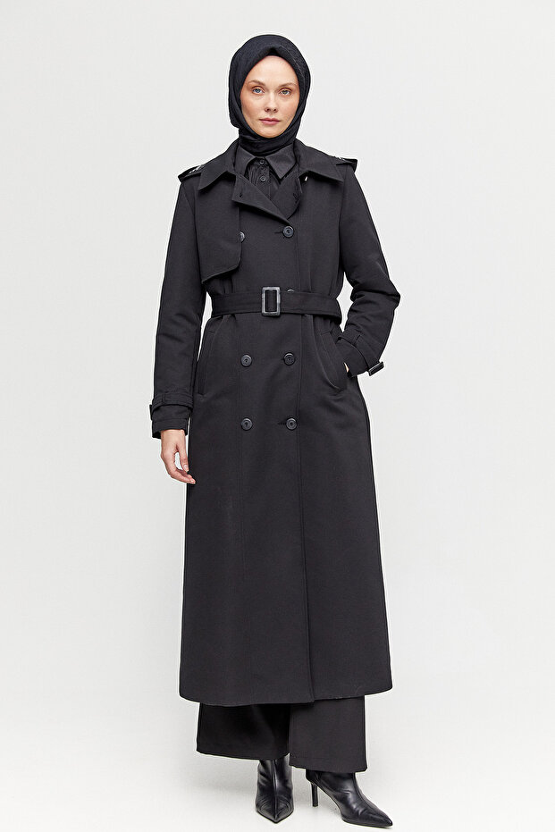 Çıkarılabilir Kapüşonlu Kruvaze Kap - 1