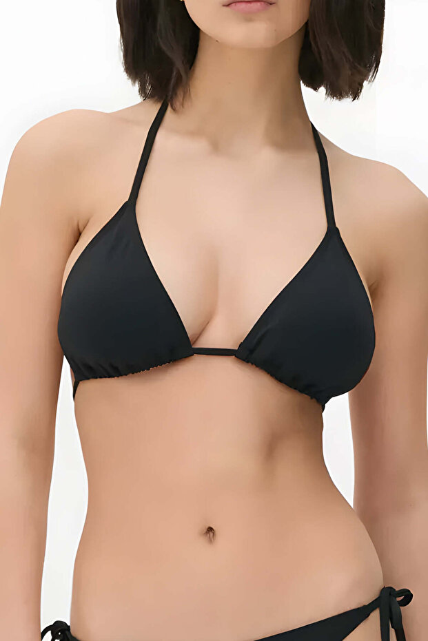 ® Swim Bra, Triangular Cups, Removable Pad, Black, M - 1