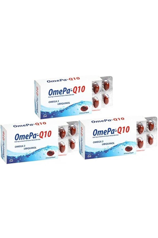 Q10 Omega3 30 Kapsül 3 Adet - 1