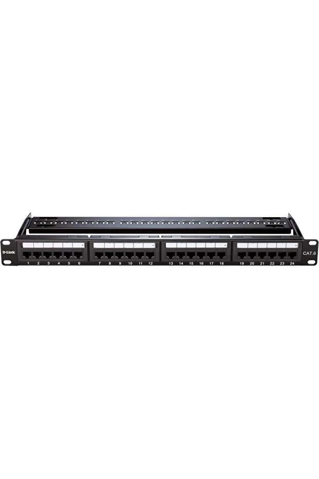 NPP-C61BLK241 Patch Panel Cat 6, 24 Port Black - 2