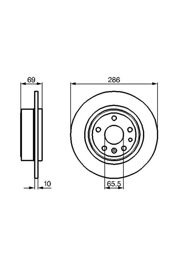 Спирачен диск Saab 9-5 - 4