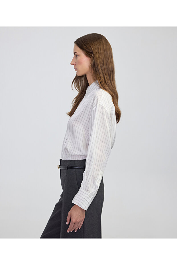 قميص بنمط مخطط - 5