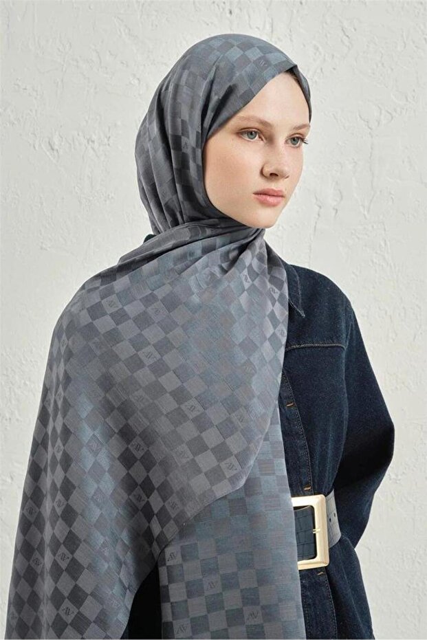 İPEK MONOGRAM ŞAL 19 - 3