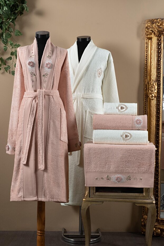 Duygu Bambu Bornoz Seti - 1