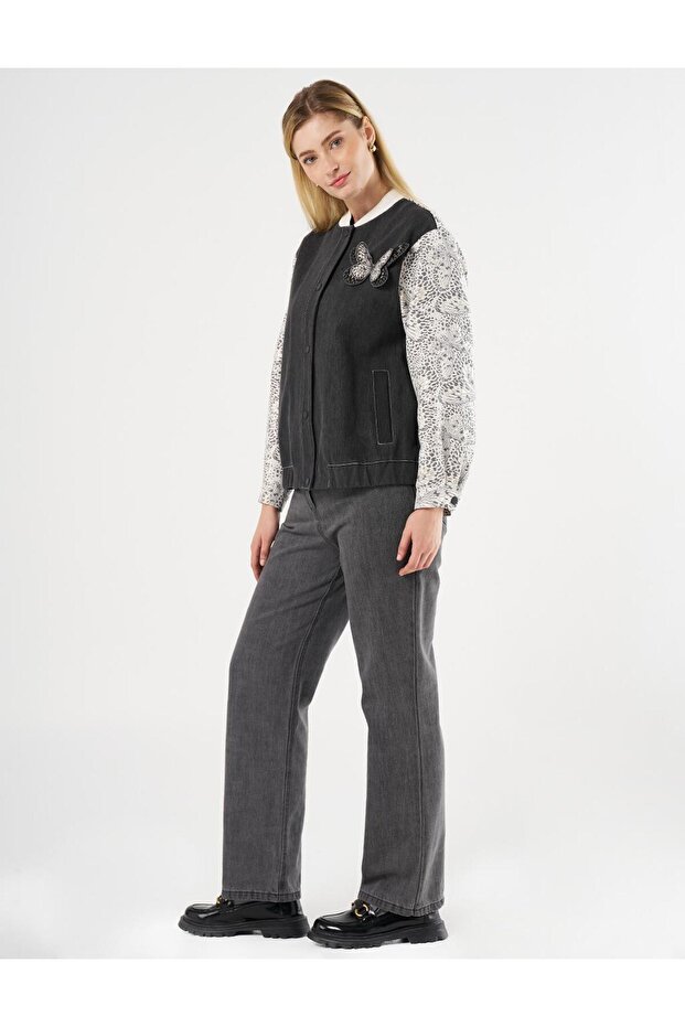JACQUARD BOMBER JACKET 13066 - 3