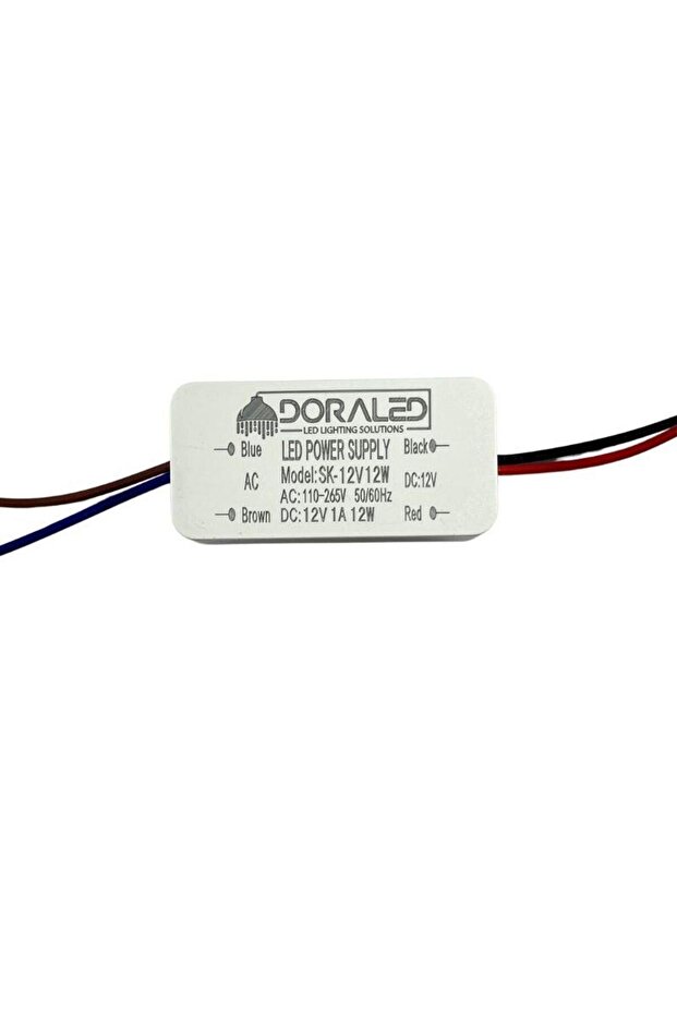 12V 1AMPER 12W DRİVER TİPİ PLASTİK ADAPTÖR - 1