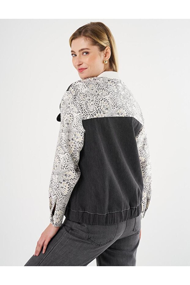 JACQUARD BOMBER JACKET 13066 - 5