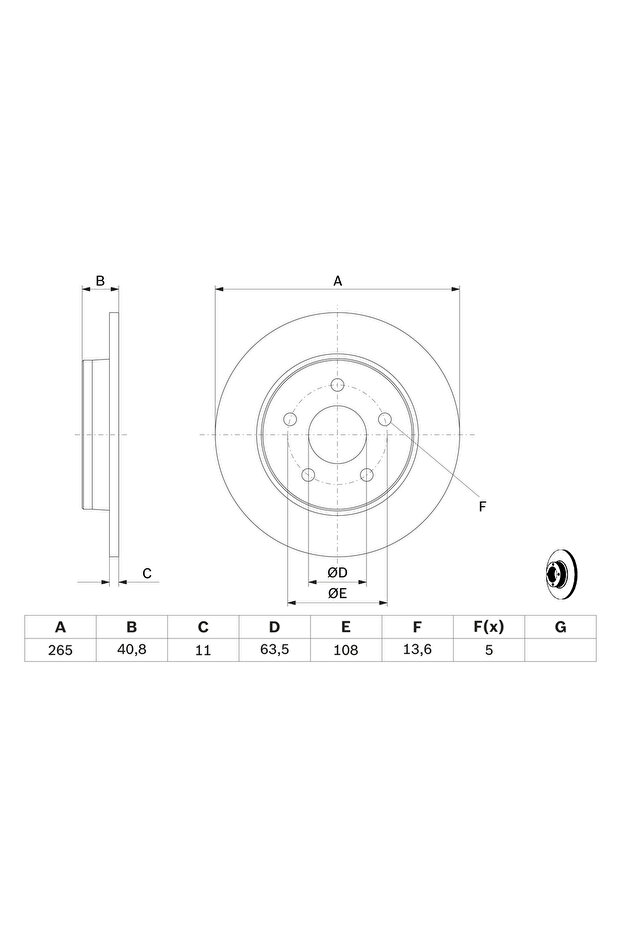 Спирачен диск Ford C-Max/Focus 2 - 4