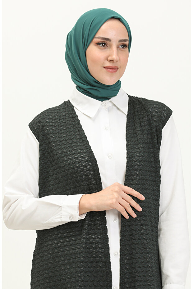 Basic Yelek 1639-02 Haki - 3