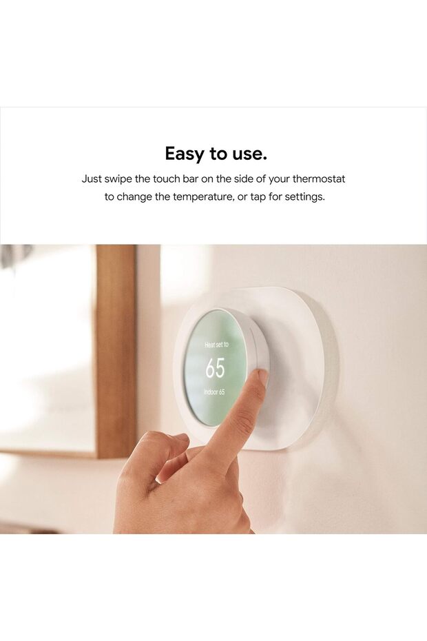 Nest Thermostat Trim Kit - Made for the Nest Thermostat - Programmable Wifi Thermostat Access - 6