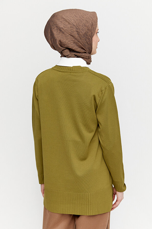 Karma Desenli Triko Tunik - 6