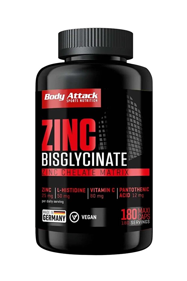 Zinc Bisglycinate 180 Maxi Vegan Capsules