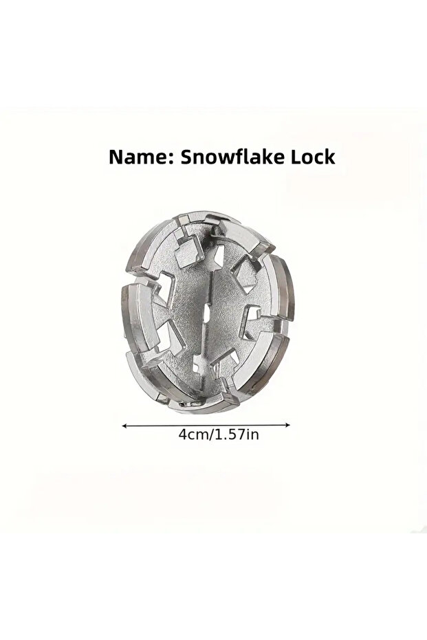 10 adet metal puzzle - 4