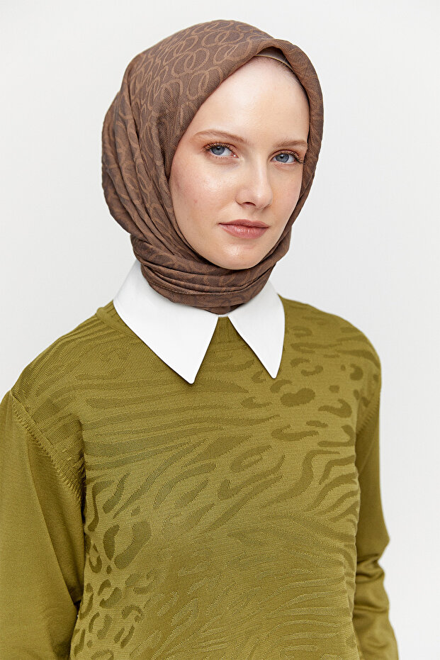 Karma Desenli Triko Tunik - 4