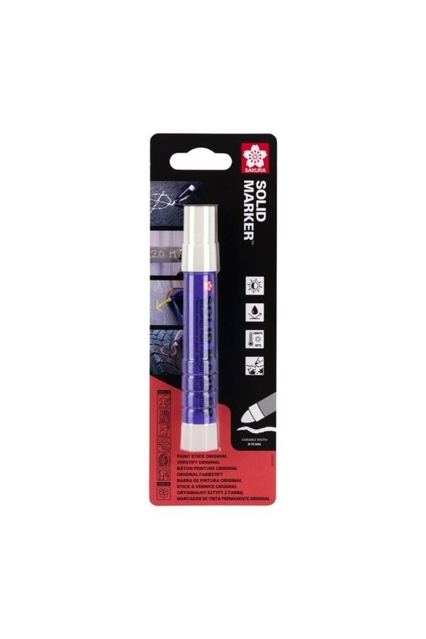 Marker solid alb Sakura pentru suprafețe dure - 1