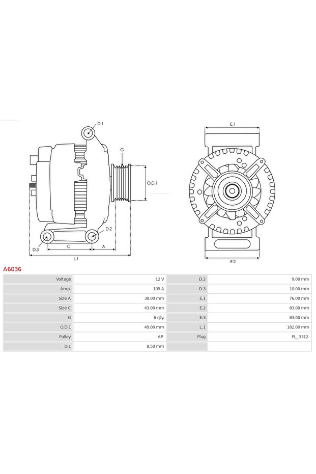 Генератор / Алтернатор Mini Mini - 6