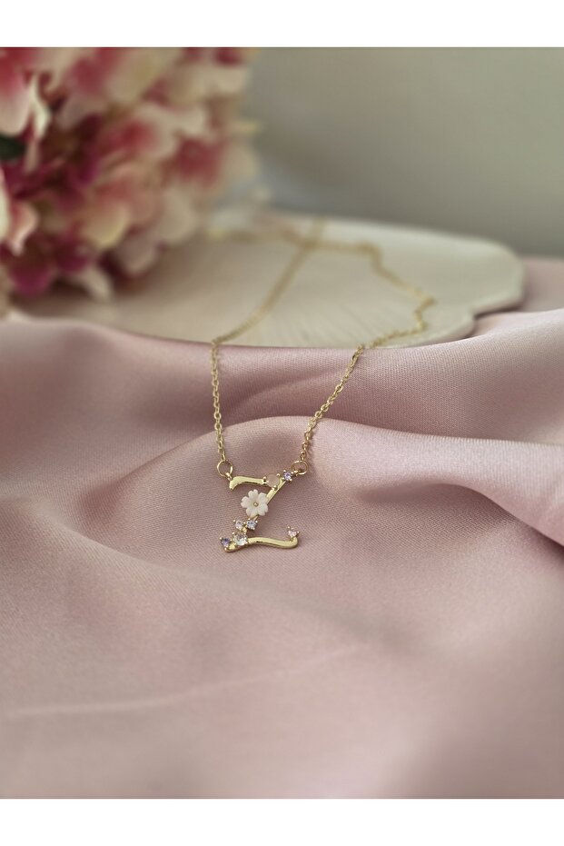 Çelik harf kolye - 1