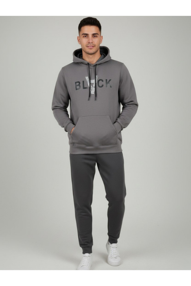 Black Written Men's Sweatshirt