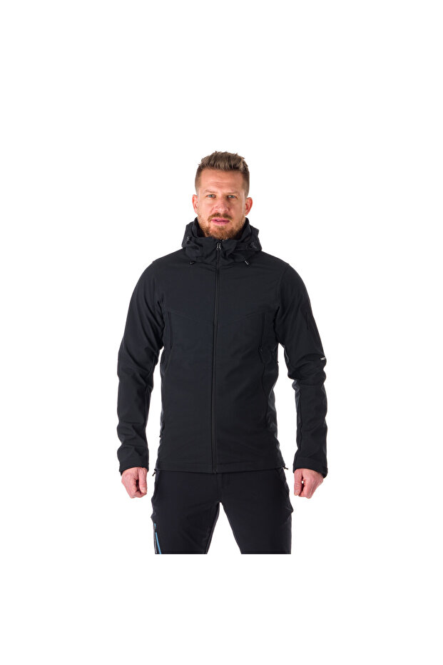 Geacă softshell ABNER pentru bărbați, neagră - 3