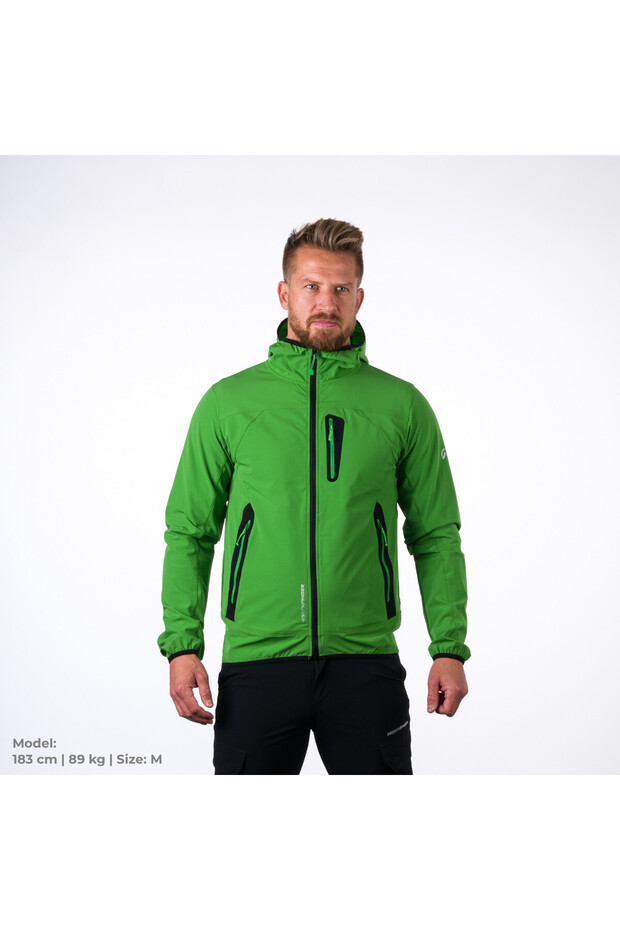 Men's softshell jacket active CASE classicgreen - 3